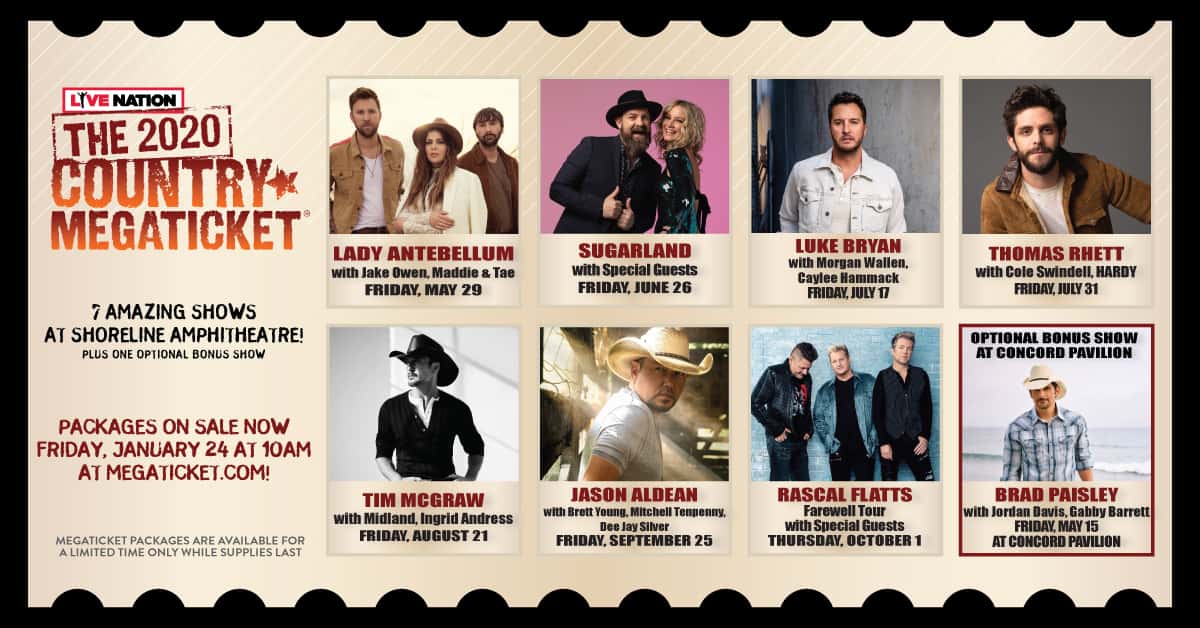 2020 Country Megaticket KRTY Country Music