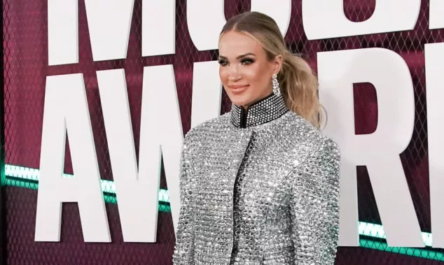 Carrie Underwood attends the 2023 CMT Music Awards at Moody Center on April 2^ 2023 in Austin^ Texas.