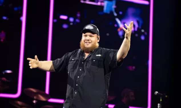 Luke Combs performs live at ao arena manchester uk. Manchester^ United Kingdom^ 17th october 2023