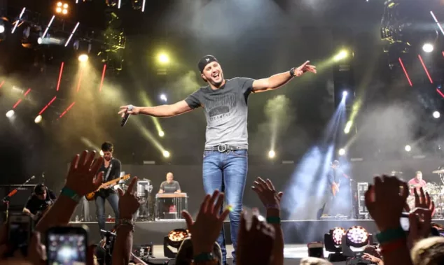 Luke Bryan performs in concert at the XFINITY Theatre on September 13^ 2014 in Hartford^ Connecticut.