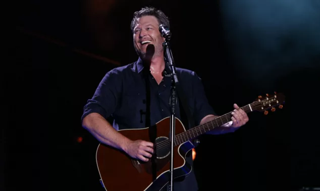 Country singer Blake Shelton performs in concert during the 2017 CMA Music Festival on June 9^ 2017 at Nissan Stadium in Nashville^ Tennessee.