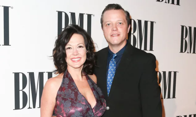 Jason Isbell and wife Amanda Shires attend the 63rd annual BMI Country awards at BMI on November 3^ 2015 in Nashville^ Tennessee.