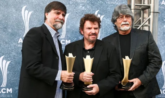 (L-R) Ted Genry^ Jeff Cook and Randy Owen of Alabama attend the 9th Annual ACM Honors at the Ryman Auditorium on September 1^ 2015 in Nashville^ Tennessee.