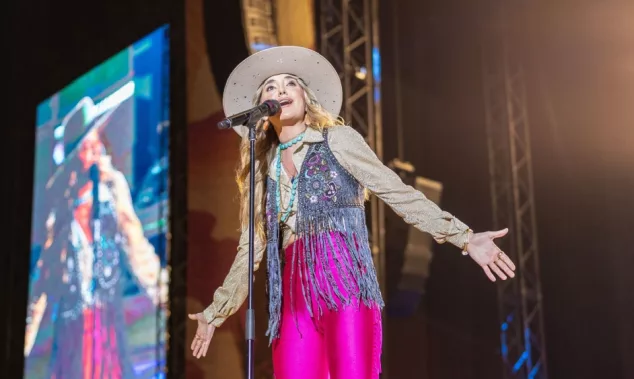 Lainey Wilson performing at Watershed Festival at The Gorge Ampitheater^ George^ Washington USA - August 6^ 2023