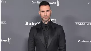 Adam Levine arrives for Baby2Baby 10 Year Gala Presented by Paul Mitchell on November 13^ 2021 in West Hollywood^ CA