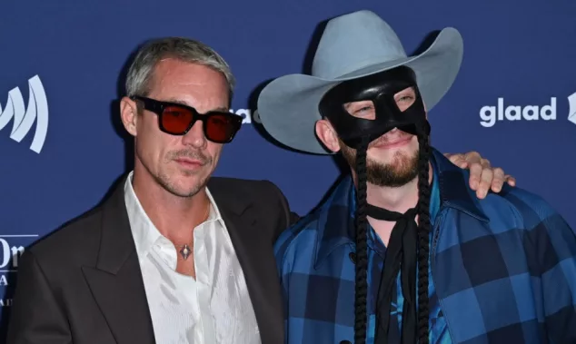 Diplo and Orville Peck at the 34th Annual GLAAD Media Awards at the Beverly Hilton Hotel.BEVERLY HILLS^ CA. March 30^ 2023