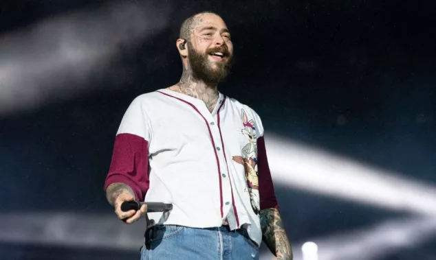 Rio de Janeiro^ Rio de Singer Post Malone at Rock in Rio at the Olympic Park.Janeiro^ Brazil - September 3^ 2022