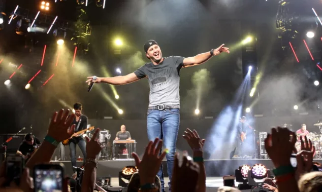 Singer Luke Bryan performs in concert at the XFINITY Theatre on September 13^ 2014 in Hartford^ Connecticut.