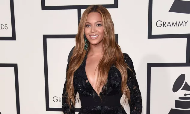 Beyonce arrives to the Grammy Awards 2015 on February 8^ 2015 in Los Angeles^ CA.