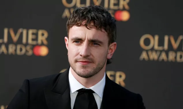 Paul Mescal attends The Olivier Awards 2023 at the Royal Albert Hall in London^ England. London^ United Kingdom - April 02^ 2023
