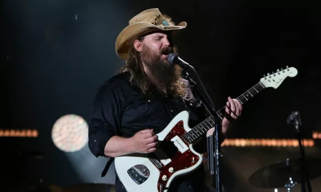 Chris Stapleton performs at the 2018 CMA Fest at Nissan Stadium on June 9^ 2018 in Nashville^ Tennessee.