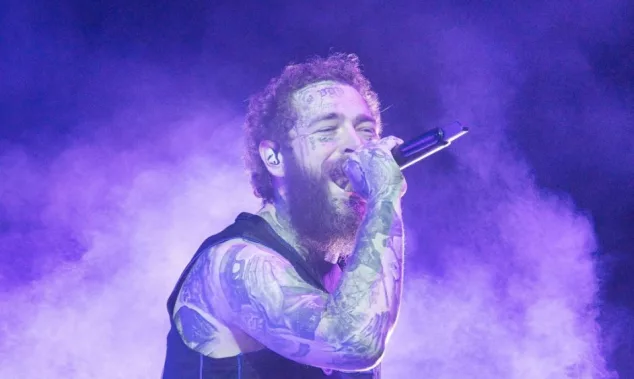 Post Malone performs at Bonnaroo music festival Manchester^ Tennessee USA - 06-15-2024