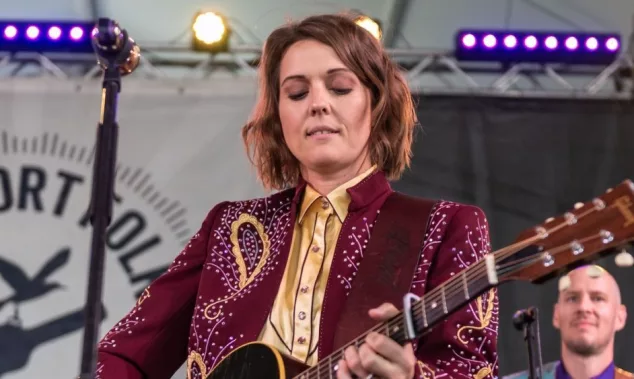 Brandi Carlile performs at The Newport Folk Festival in Rhode Island Newport^ Rhode Island^ USA - July 26^2019