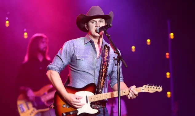 Jon Pardi performs onstage during the "All Time High" tour at the Paramount on January 16^ 2016 in Huntington^ New York.