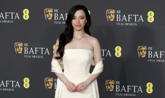Mikey Madison attends the 2025 BAFTA Film Awards at The Royal Festival Hall in London^ England. London^ United Kingdom - February 16^ 2025