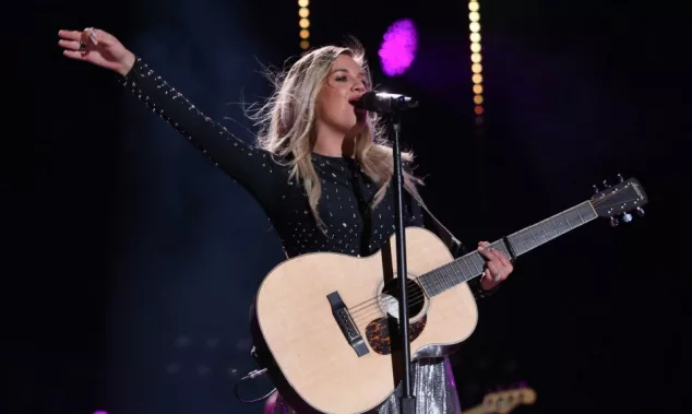 Kelsea Ballerini performs at the 2018 CMA Fest at Nissan Stadium on June 9^ 2018 in Nashville^ Tennessee.