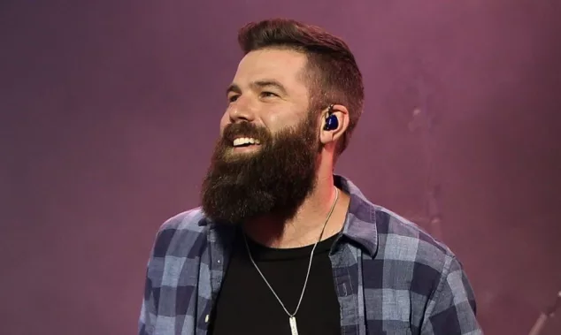 Jordan Davis performs at CMT's RAMJAM on June 3^ 2019 at TopGolf in Nashville^ Tennessee.