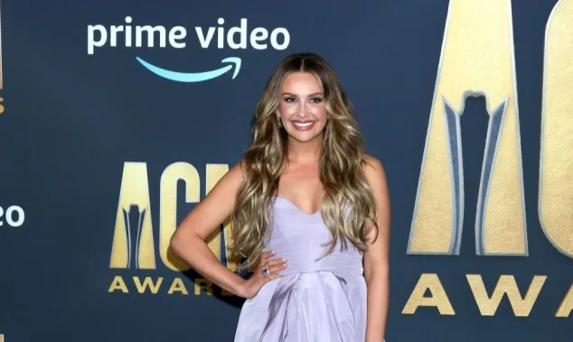 Carly Pearce at the 2022 Academy of Country Music Awards Arrivals at Allegient Stadium on March 7^ 2022 in Las Vegas^ NV