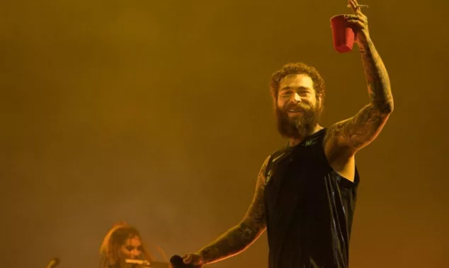 Post Malone performs at Bonnaroo music festival Manchester^ Tennessee USA - 06-15-2024