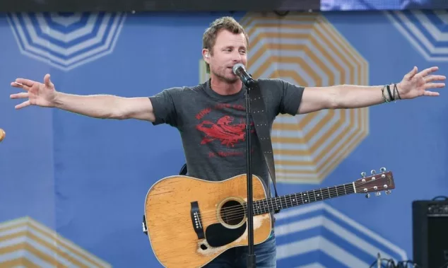 Dierks Bentley performs onstage at ABC's Good Morning America Summer Concert Series at Rumsey Playfield on June 26^ 2015 in New York City.