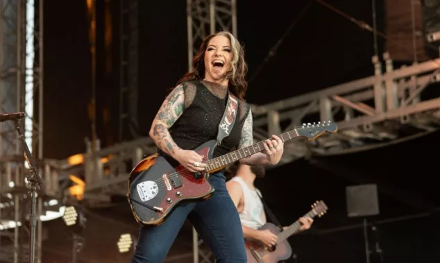 Ashley McBryde performs in concert on April 5^ 2024 in Fort Lauderdale^ Florida as part of the Tortuga Music Festival.