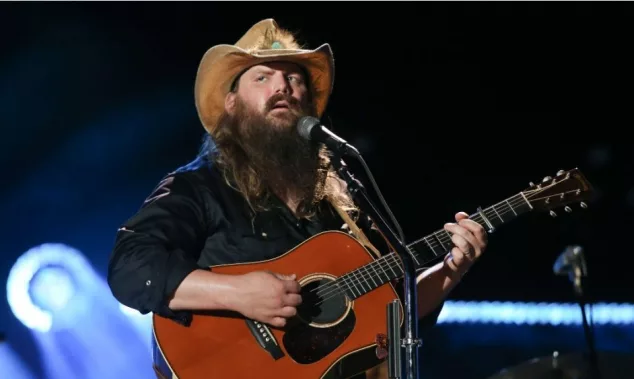 Chris Stapleton performs at the 2018 CMA Fest at Nissan Stadium on June 9^ 2018 in Nashville^ Tennessee.