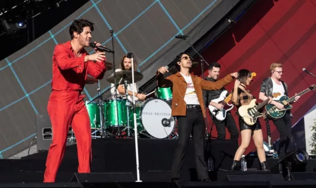 Jonas Brothers perform at Global Citizen Festival NYC in Central Park New York^ NY - September 24^ 2022