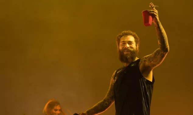 Post Malone performs at Bonnaroo music festival Manchester^ Tennessee USA - 06-15-2024
