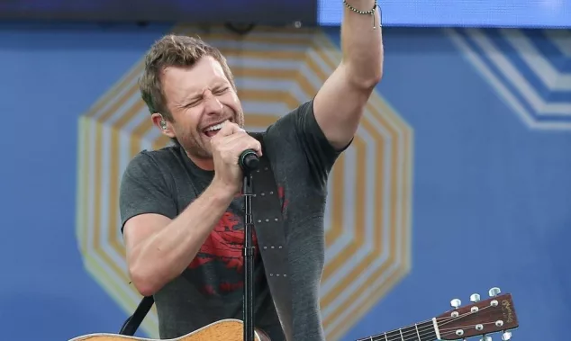 Dierks Bentley performs onstage at ABC's Good Morning America Summer Concert Series at Rumsey Playfield on June 26^ 2015 in New York City.