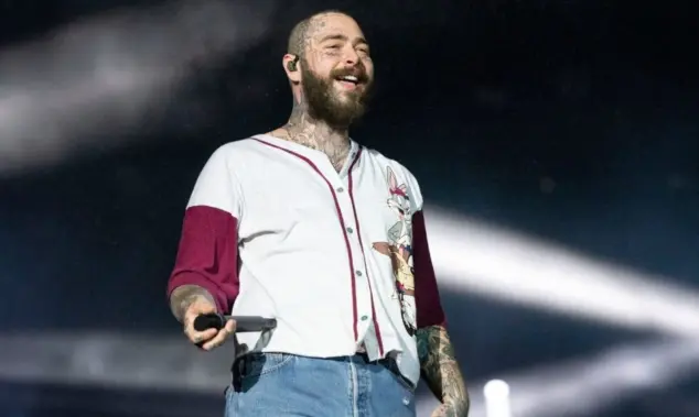Post Malone at Rock in Rio at the Olympic Park. Rio de Janeiro^ Rio de Janeiro^ Brazil - September 3^ 2022