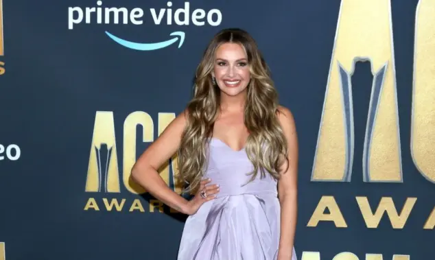 Carly Pearce at the 2022 Academy of Country Music Awards Arrivals at Allegient Stadium on March 7^ 2022 in Las Vegas^ NV