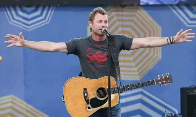 Dierks Bentley performs onstage at ABC's Good Morning America Summer Concert Series at Rumsey Playfield on June 26^ 2015 in New York City.