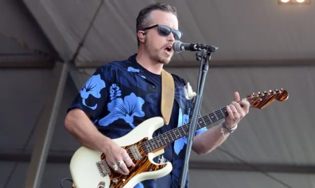 Jason Isbell and the 400 Unit performs at the New Orleans Jazz and Heritage Festival in Louisiana. New Orleans^ LA - May 4^ 2018