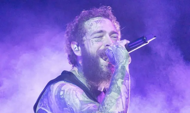 Post Malone performs at Bonnaroo music festival Manchester^ Tennessee USA - 06-15-2024