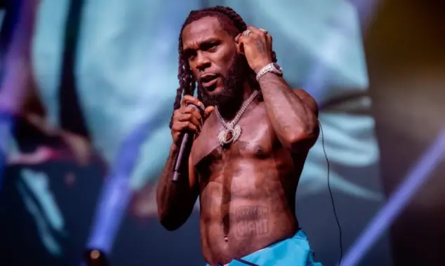 Concert of Burna Boy 14 April 2022. Ziggo Dome Amsterdam^ The Netherlands.