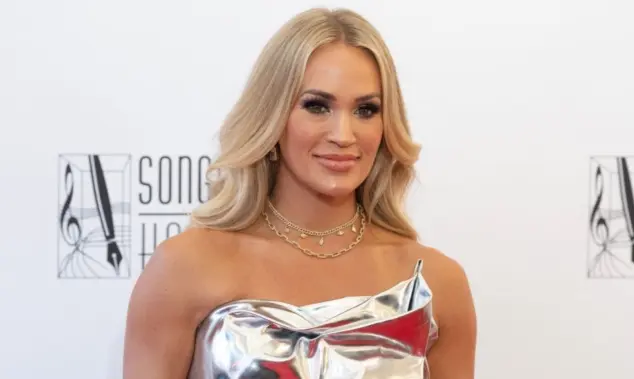 Carrie Underwood attends 2024 Songwriters Hall of Fame Induction and Awards Gala at Marriott Marquis Hotel in New York on June 13^ 2024