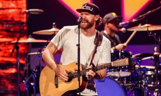 Chase Rice performs onstage during the 2021 iHeartCountry Festival Presented By Capital One at The Frank C. Erwin Jr. Center on October 30^ 2021 in Austin^ Texas.