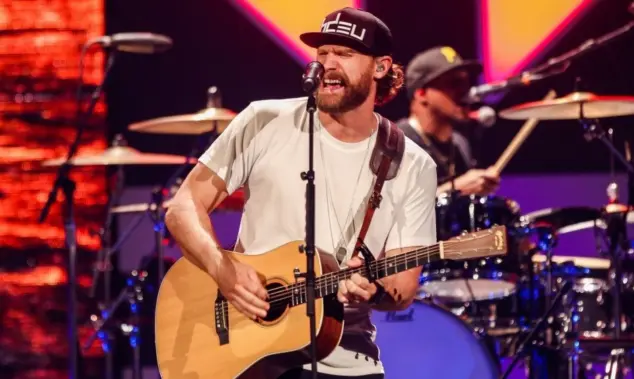 Chase Rice performs onstage during the 2021 iHeartCountry Festival Presented By Capital One at The Frank C. Erwin Jr. Center on October 30^ 2021 in Austin^ Texas.