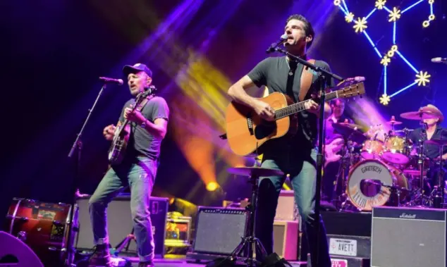 The Avett Brothers perform in Hollywood^ Florida on November 17^ 2024.