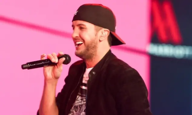 Luke Bryan performs during Dick Clark's New Year's Rockin' Eve at Times Square on December 31^ 2015 in New York City.