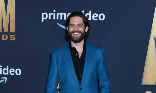 Thomas Rhett at the 2022 Academy of Country Music Awards Arrivals at Allegient Stadium on March 7^ 2022 in Las Vegas^ NV