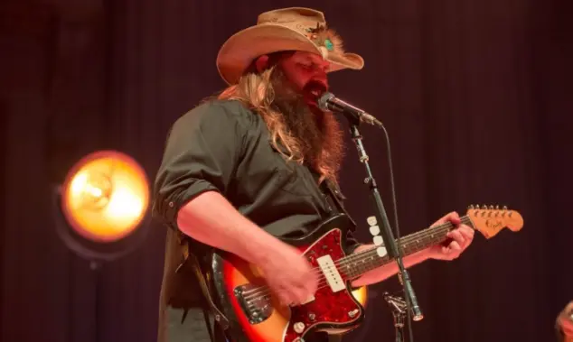 Chris Stapleton performs at the Greek Theatre in Berkeley^ CA. Berkeley^ CA/USA - 4/23/2016