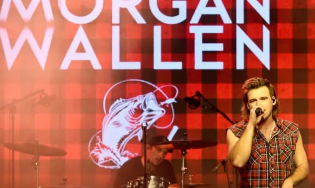 Morgan Wallen performs at CMT's RAMJAM on June 3^ 2019 at TopGolf in Nashville^ Tennessee.