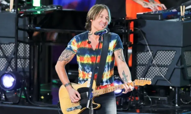 Keith Urban performs on ABC's "Good Morning America" on August 9^ 2019 at Rumsey Playfield in New York City.