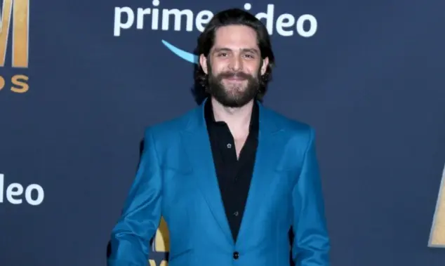Thomas Rhett at the 2022 Academy of Country Music Awards Arrivals at Allegient Stadium on March 7^ 2022 in Las Vegas^ NV
