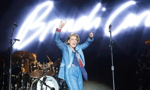 Brandi Carlile performs at the 2022 Sound on Sound Music Festival Bridgeport^ Connecticut - September 25^ 2022 Singer songwriter