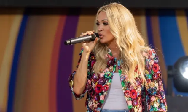 Carrie Underwood performs during GMA concert at Central Park in New York on August 2^ 2024