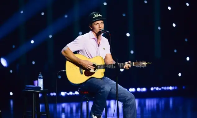 Parker McCollum performs in Hollywood^ Florida on November 14^ 2024. The performance was part of Audacy’s Stars and Strings benefit concert