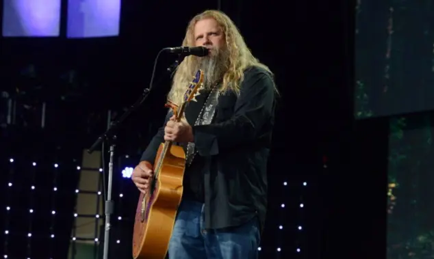 Country superstar singer songwriter Jamey Johnson performs at the 2018 Farm Aid. Hartford^ CT - September 22^ 2018