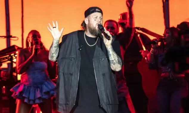 Jelly Roll performs at Tottenham Hotspur Stadium supporting on Post Malone's The BIG ASS World Tour London^ UK - September 20^ 2025